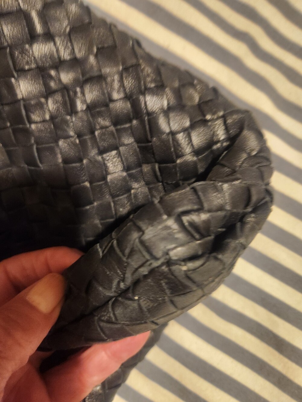 Christopher Kon Black Woven Leather Hobo Bag - Women - Picture 12 of 16